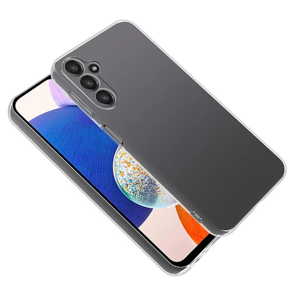 Samsung Galaxy A24 Kılıf Şeffaf Silikon Hibrit Case Kapak - Resim 8