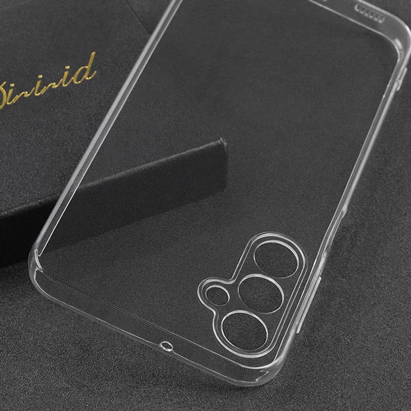 Samsung Galaxy A24 Kılıf Şeffaf Silikon Hibrit Case Kapak - Resim 5