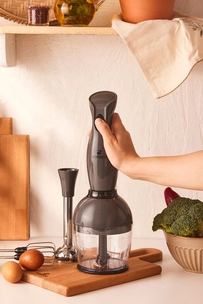 Profoodmix 3'lü Blender Set Space Gray 1000w - 2