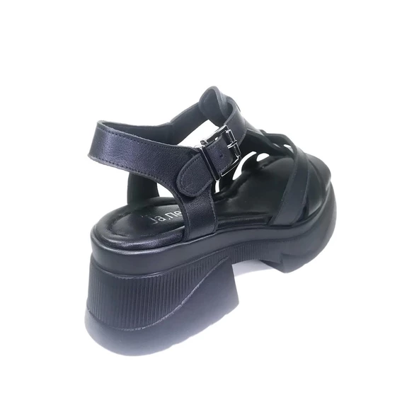 Janestt Kadın Deri Sandalet 118-29900 - 5