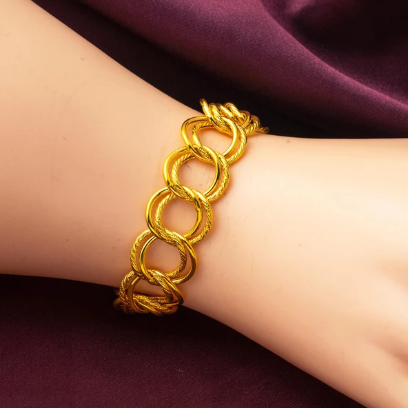 14 Ayar Samanyolu Altın Bileklik - Resim 2