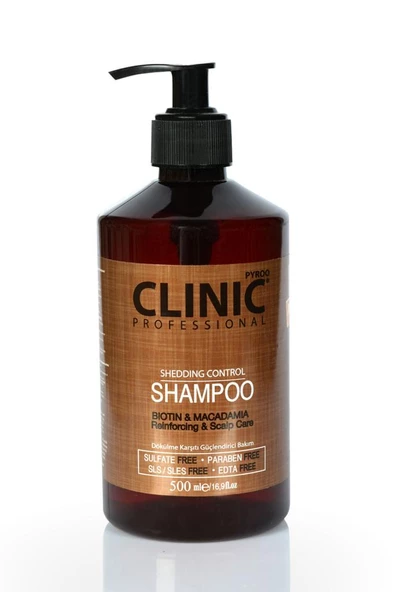 Clinic Professional Biotin Şampuan 500 ML + Biotin Yağı 100 ML