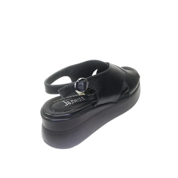 Janestt Kadın Deri Sandalet 131-7046 - 4