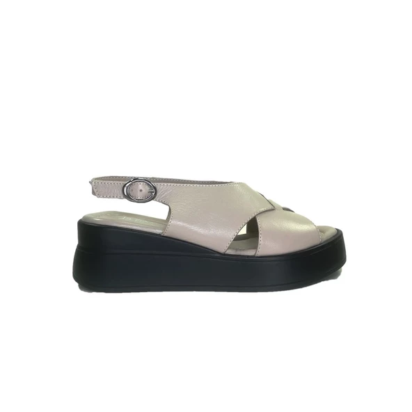 Janestt Kadın Deri Sandalet 131-7046 - 6