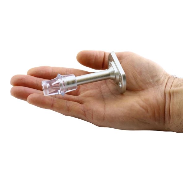 Kapı Stoperi Tamponu Durdurucu Tutucu Plastik Saten 8 cm Kapı Stopu Silikonlu 5 Adet - 4