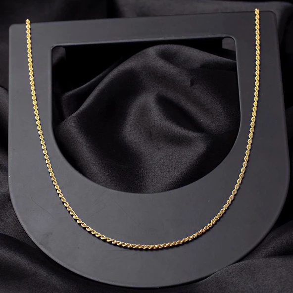 14 Ayar Halat Burma Zincir 65cm. - Resim 4