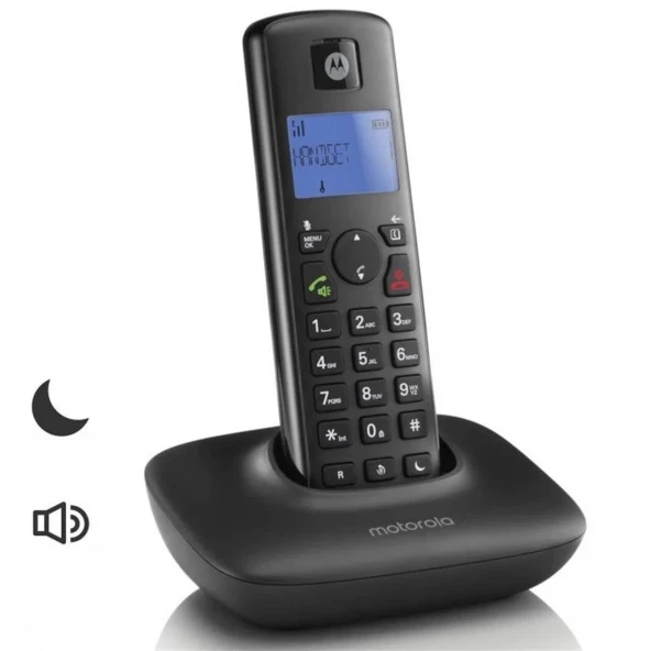 Motorola T401+ Handsfree Dect Telsiz Telefon Siyah ürün görseli