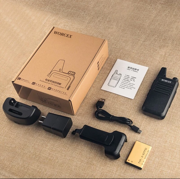 Worcex LK-66 Açık Alan 15Km Mesafeli Pmr Telsiz (Tekli Paket) - Resim 4