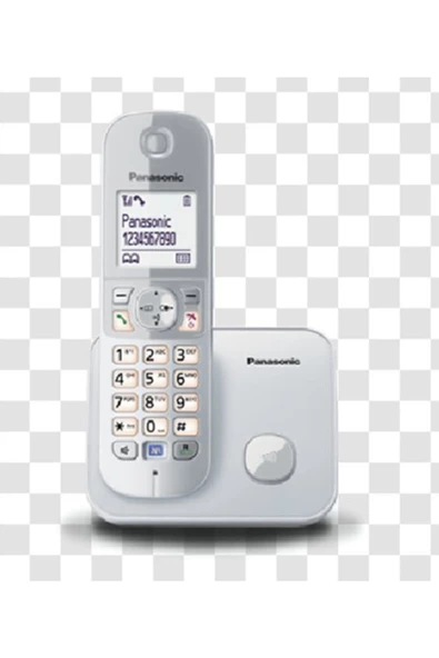 Panasonic Dect Telefon KX-TG6811 (Elektrik Kesintisinde Konuşabilme) BEYAZ