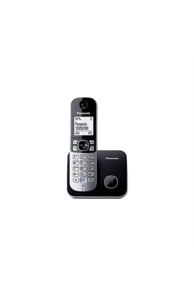 Panasonic Dect Telefon KX-TG6811 (Elektrik Kesintisinde Konuşabilme) SIYAH