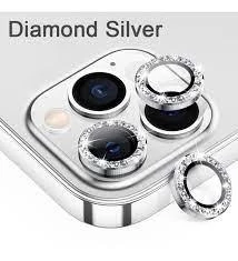 İphone 12 Pro Max  Taşlı Kamera Lens Koruyucu Çerçeveli Koruyucu - Resim 5