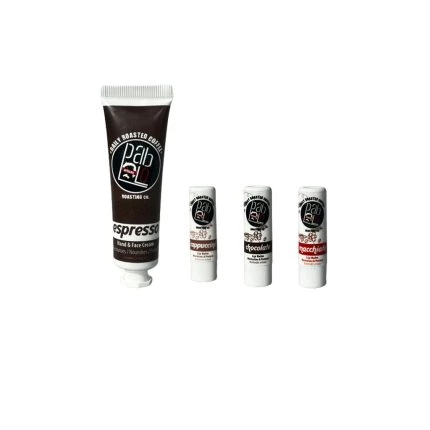 Espresso El Kremi ve Cappuccino Lip Balm – Chocolate Lip Balm – Macchiato Lip Balm Seti