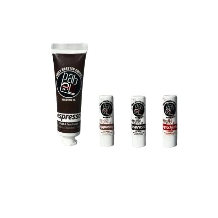 Espresso El Kremi ve Cappuccino Lip Balm – Espresso Lip Balm – Macchiato Lip Balm Seti