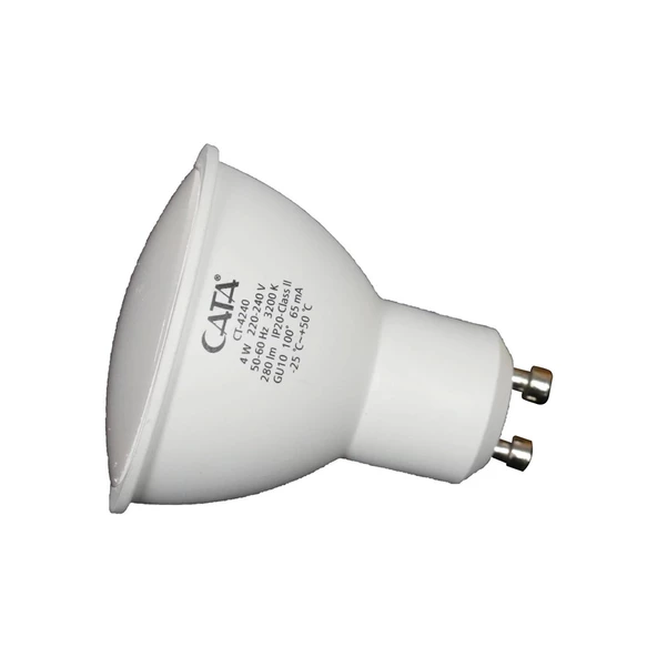 CATA Led Ampul 4W 3200k Gu10 Duylu Ct-4240 - GÜN IŞIĞI