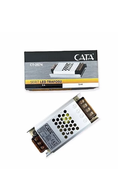 CATA CT 2674 5A Şerit Led Trafosu Fansız Süper Silim - 2