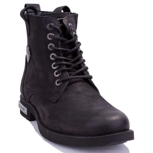 Hammer Jack 10215200 Siyah Ortopedik Günlük Erkek Deri Bot - 5