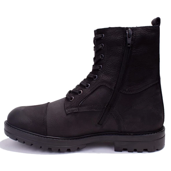 Hammer jack 10217640 Siyah Ortopedik Günlük Deri Erkek Bot - 7