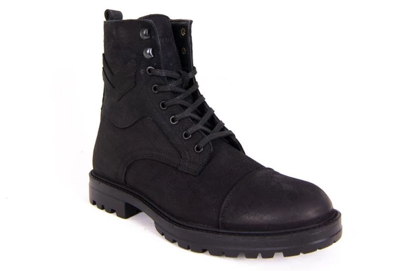Hammer jack 10217640 Siyah Ortopedik Günlük Deri Erkek Bot - 2