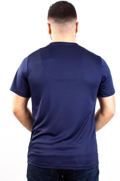 Kinetix SN-225 Neck Lacivert Günlük Erkek Bisiklet Yaka Tişört - 3