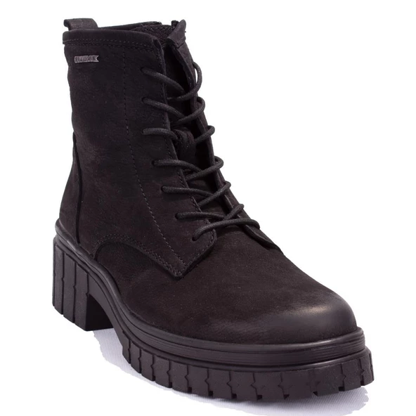 Hammer Jack 10220832 Argun Siyah Nubuk Ortopedik Günlük Deri Kadın Bot - 5