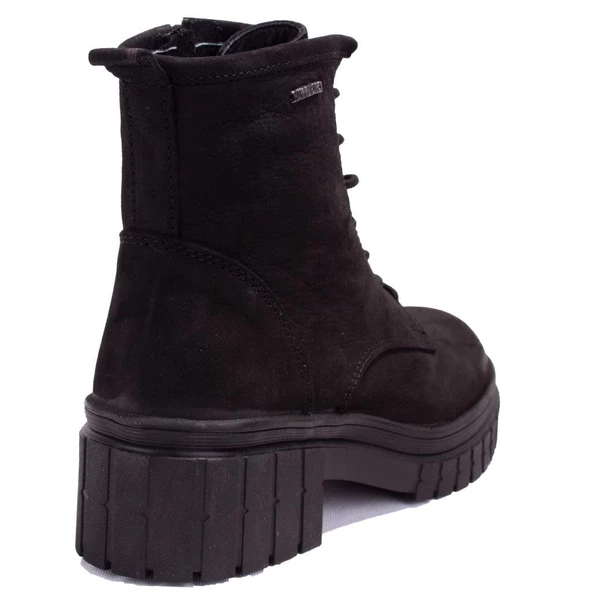 Hammer Jack 10220832 Argun Siyah Nubuk Ortopedik Günlük Deri Kadın Bot - 8