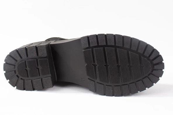 Hammer Jack 10220832 Argun Siyah Nubuk Ortopedik Günlük Deri Kadın Bot - 4