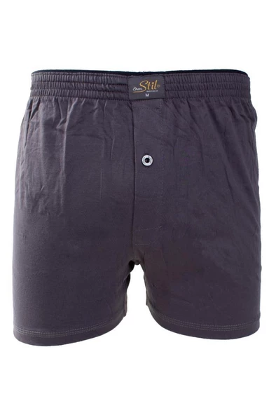 ÖREN STİL 44-7000 ANTRASİT 4'LÜ PAKET ERKEK  HAVLU BEL PAMUKLU BOXER - 2