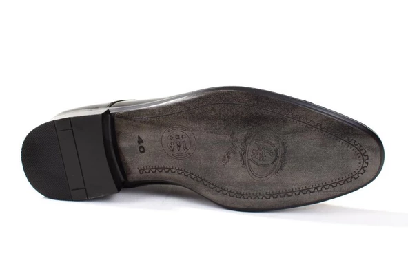 Fermend 849 Siyah Rugan Klasik Deri Erkek Ayakkabı - 4