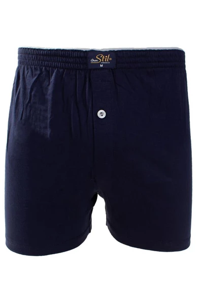 ÖREN STİL 44-7000 LACİVERT 4'LÜ PAKET ERKEK  HAVLU BEL PAMUKLU BOXER - 2