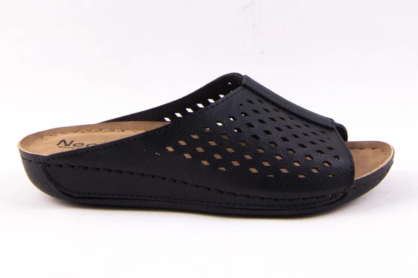 Dagoster DZA37-512 Siyah Günlük Ortopedik Kadın Terlik - Resim 3