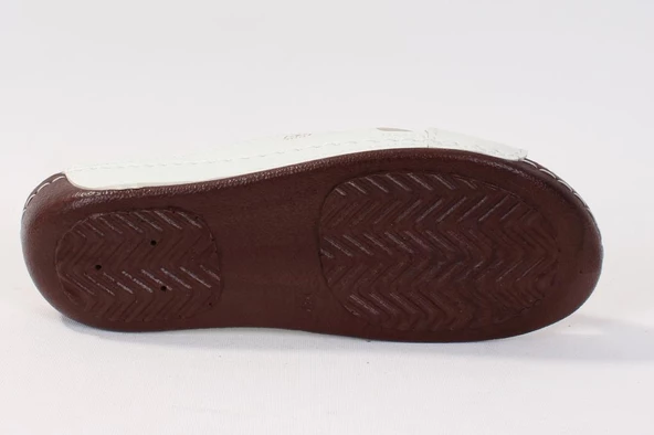 Dagoster DZA37-513 Beyaz Günlük Ortopedik Kadın Terlik - 4