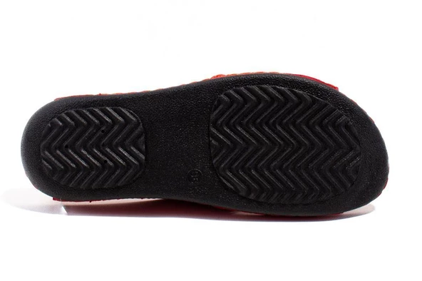 Dagoster DZA37-514 Kırmızı Günlük Ortopedik Kadın Terlik - Resim 4