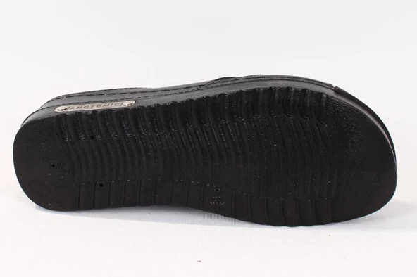 Dagoster DZA37-3029 Siyah Günlük Ortopedik Kadın Terlik - 4