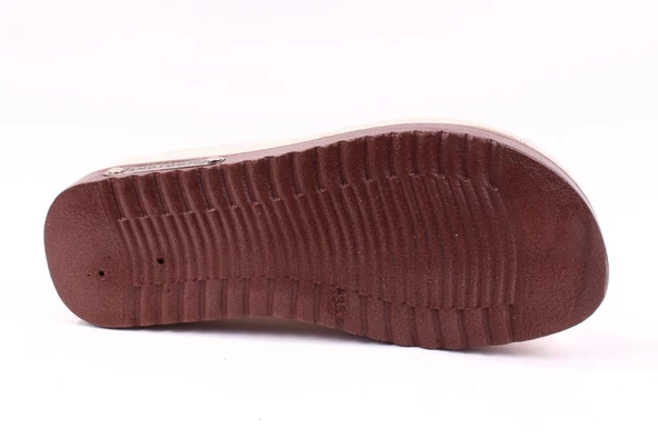 Dagoster DZA37-3025 Bej Günlük Ortopedik Kadın Terlik - 4