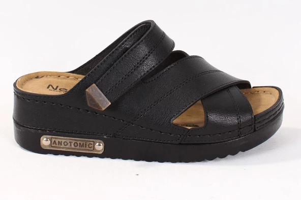 Dagoster DZA37-3005 Siyahı Günlük Ortopedik Kadın Terlik - 3