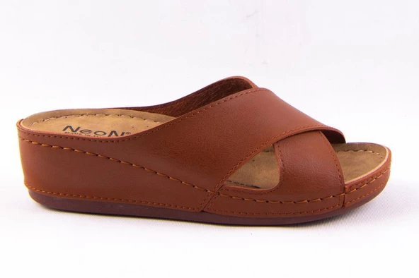 Dagoster DZA37-1802 Taba Günlük Ortopedik Kadın Terlik - 3