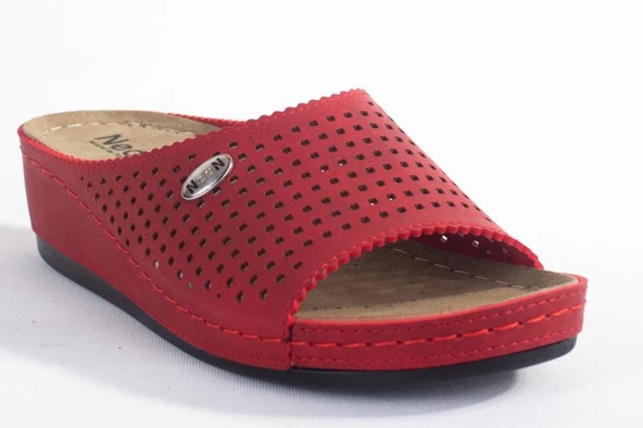 Dagoster DZA37-1825 Kırmızı Günlük Ortopedik Kadın Terlik - 2