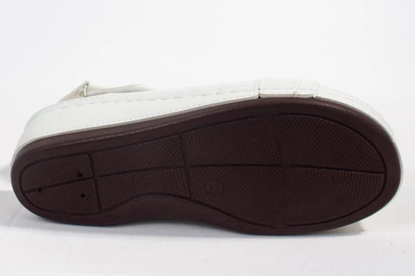 Dagoster DZA37-1817 Beyaz Günlük Ortopedik Kadın Sandalet - 4