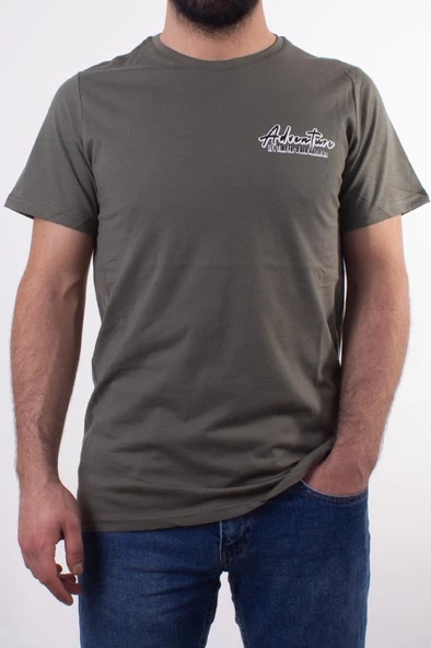 Kinetix SN-747 Amari Haki Günlük Erkek Bisiklet Yaka Tişört - 3