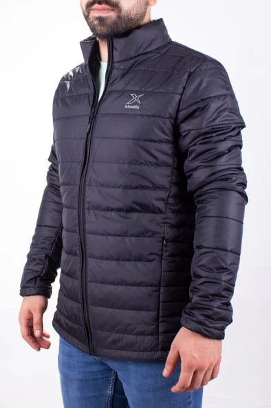 Kinetix Padded Coat Siyah Günlük Şişme Erkek Mont