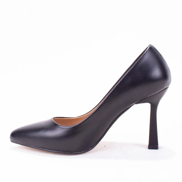 Dagoster DZA07-388451 Siyah Stiletto Topuklu Kadın Ayakkabı