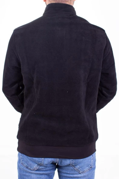 Twister 1903 Siyah Fermuarlı Dik Yaka Erkek Sweatshirt - 4