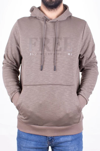 Twister 1930 Oliv Kapüşonlu Erkek Sweatshirt - 3