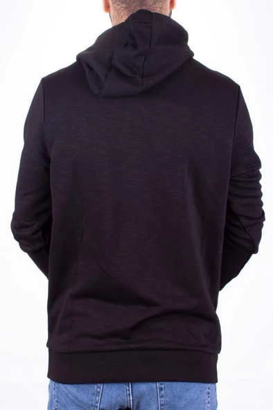 Twister 1931 Siyah Kapüşonlu Erkek Sweatshirt - 4