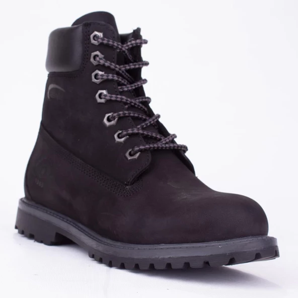 Hammer jack 1011101 Siyah Su Geçirmez Ortopedik Günlük Deri Kadın Bot - 2