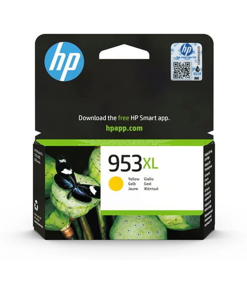 HP F6U18AE Yellow Mürekkep Kartuş (953XL) ürün görseli