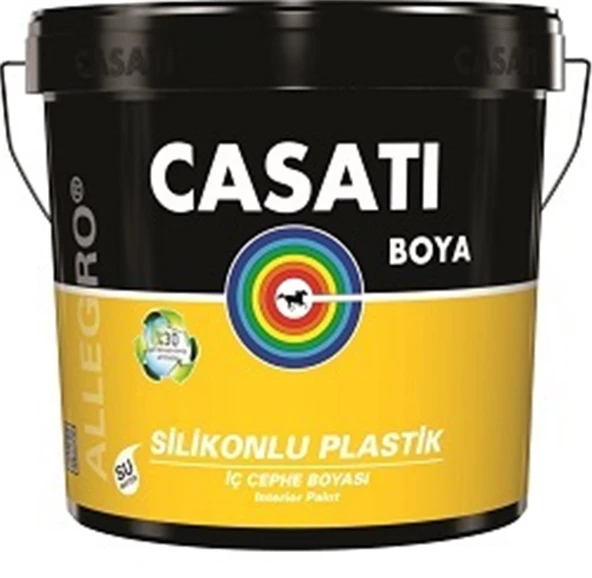 Casati Allegro Silikonlu Plastik İç Cephe Boyası C822 Özel Kum Beji 3,5Kg