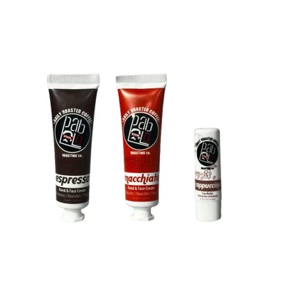 Espresso, Macchiato El Kremi ve Cappuccino Lip Balm Seti