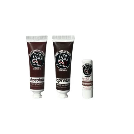 Chocolate, Espresso El Kremi ve Cappuccino Lip Balm Seti