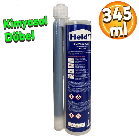 HELDT HT345 Epoksi Kimyasal Dübel F.1311 Polyester Bazlı 345 ML